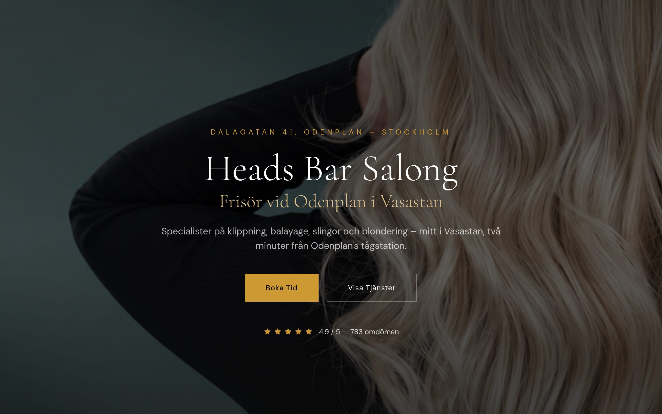 Heads Bar Salong – projektbild